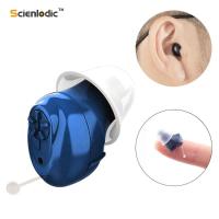 ราคา CIC Invisible Hearing Aid Mini Hearing Device Ear Audifono Sound Adjustable Hearing Aids for The El (52103720166)