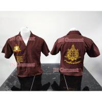 ราคา (พร้อมส่ง)เสื้อช็อปปักลายพระวิษณุกรรม ช่างเชื่อมโลหะ 5สี(ปักหน้า-หลัง) (21511271763)