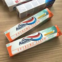 ราคา ยาสีฟัน Aquafresh จาก USA. หลอดใหญ่สูตรขจัดคราบน้ำตาล ปากหอมนาน ฟันแข็งแรง • Aquafresh Extreme Clean • ลอตใหม่ (1166948510)