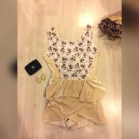ราคา จั้มสั้น กำมะหยี่สีทอง ผ้ายืด (1928059536)