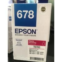 ราคา Epson T678 M สีชมพู แดง ตลับหมึกอิงค์เจ็ท ของแท้ Original T678390 MAGENTRA (4353722677)