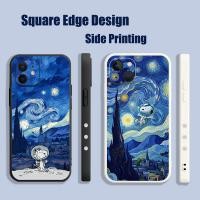 ราคา ปลอกสําหรับ iPhone 14 Pro Max Snoopy ภายใต้ท้องฟ้าเต็มไปด้วยดวงดาวของ Van Gogh FRX09 เล่นเคสโทรศัพท์ขอบสี่เหลี่ยม (52102275188)