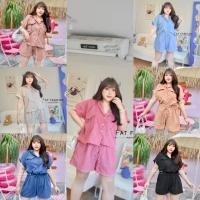 ราคา เสื้อผ้าสาวอวบ สาวอ้วน สาวไซส์ใหญ่ ชุดเซท เสื้อ+กางเกงกระโปรง ผ้าลูกฟูก เนื้อนิ่ม ใส่สบายมากค่าา หยิบใส่ได้บ่อยๆเลยย (20169750732)