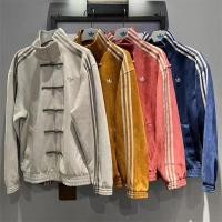ราคา Adidas โลโก้ปักชุด Tang สไตล์จีนใหม่เสื้อแจ็คเก็ตกํามะหยี่หนังกวาง (44703083172)