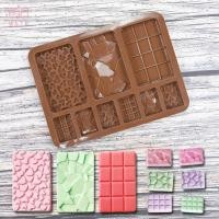 ราคา [Cight] แม่พิมพ์ช็อคโกแลตสี่เหลี่ยมแม่พิมพ์บาร์ช็อคโกแลต DIY ชิ้นขนมวาฟเฟิลหัวใจรักซิลิโคนแม่พิมพ์ช็อคโกแลตขี้ผึ้งอบละลายแม่พิมพ์ VN (43427557446)