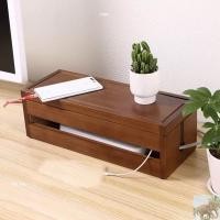 ราคา In Stock Wooden Cable Organizer Box Home Wire Management Power Socket Organizer Box Power Strip Organizer Box Power Stri (42008605460)