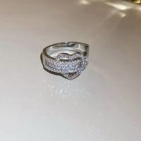 ราคา แหวนพลอยขาวรูปหัวใจดวงใหญ่free size (24472559149)