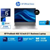ราคา [แถมเป๋า+เมาส์] HP ProBook 460 G11 16" | Intel® Core™ Ultra 5 125H | RAM 16GB ,SSD 512GB |Win 11 Pro | Business Laptop (40059027060)