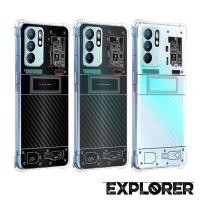ราคา เคส OPPO Reno6 5G [ Explorer Series ] 3D Anti-Shock Protection TPU Case (52903498639)