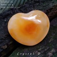 ราคา คาร์เนเลี่ยน | Canelian #2#heart ทรงหัวใจ นูน สีส้ม (14418009291)