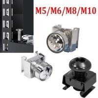 ราคา M5 M6 5-50pcs Rack Mount Cage Nuts สกรูหัวเข็มขัด Nut สําหรับเครือข่ายเซิร์ฟเวอร์ตู้ชั้นวางของเซิร์ฟเวอร์ (26191888410)