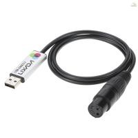 ราคา Lixada อะแดปเตอร์อินเทอร์เฟซ USB to DMX LED DMX512 คอมพิวเตอร์ PC Stage Light Controller Dimmer (26115770956)