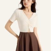 ราคา ANTA ชุดว่ายน้ำชิ้นเดียวสำหรับผู้หญิง พร้อมแผ่นรองถอดออกได้ UPF50+ ยืดหยุ่นสูง รหัส 1824432446 (29909297156)