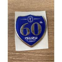 ราคา โลโก้ 60 ปี ISUZU D-MAX ขนาด 7.3x7.8cm. สีน้ำเงิน ราคาต่อชิ้น (23805582833)