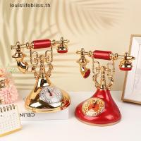 ราคา Louislifebliss นาฬิกาปลุกโทรศัพท์วินเทจสําหรับตกแต่งบ้านโต๊ะข้างเตียง, นิ้วใหม่ (27430852270)