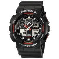 ราคา G-Shock นาฬิกาข้อมือผู้ชาย สายเรซิ่น สีดำ รุ่น GA-100,GA-100-1A4,GA-100-1A4DR (54828998)