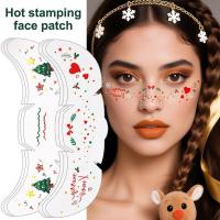 ราคา MACTEAM Pixie Dust Festive Freckles Gingerbread Mouse Christmas Face สติกเกอร์, รอยสักชั่วคราวชั่วคราวชั่วคราว, Sparkle แต่งหน้าตกแต่ง TH (56753846095)