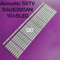 ราคา Acoustic 55TV 55US300AN 10×5LEDแถบไฟแบ็คไลท์ LED เหมาะสำหรับ MI L55M5-A2 AZ LED55D05A-ZC29AG-02 DLALU55C51 KX55 (43876725635)