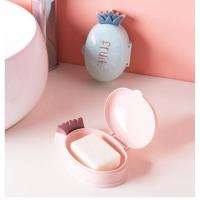 ราคา Aokago ผลไม้สบู่สับปะรดกล่องแบบพกพากล่องใส่สบู่ห้องน้ำ 3 สี (5645855695)