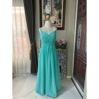 ราคา ชุดราตรียาว(ไซส์ XL)สีเขียว#มือสอง (26618931767)
