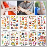 ราคา สติกเกอร์ temporary tattoo 10 ชิ้น/กล่อง กันน้ำสำหรับแขน มือ และเท้า (45500530399)