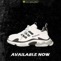 ราคา Balenciaga x Adidas Triple S White Black 710021W2ZB19112 ( Originals Quality 100% ) Balenciaga Sneakers Adidas Shoes (28508194748)