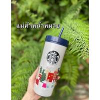 ราคา ‍♀️Starbucks Silver Glitter Cold Cup 16oz. (14310387968)