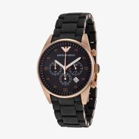 ราคา Emporio Armani นาฬิกาข้อมือผู้ชาย Sportivo Chronograph Black Dial Rose Gold รุ่น AR5905 ของแท้ 100% มีการรับประกัน 2 ปี (6337776978)