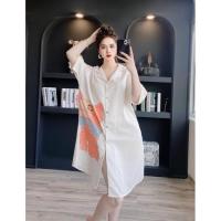 ราคา กวางโจวหรูหราผ้าไหมซาตินชุดเสื้อกับหมีสุนัขสีส้ม (26327696181)