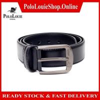ราคา Polo Louie Mens New Casual PU Leather Full Holes Belt Smart Pin Buckle Strap Belts Tali Pinggang Lelaki (16697565458)