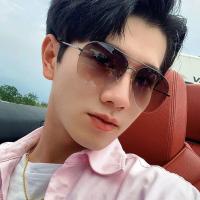 ราคา เทรนด์ใหม่แว่นกันแดดหน้าใหญ่แว่นกันแดดผู้ชายย้อนยุค (24170601361)