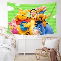 ราคา ผ้าพื้นหลังโพลีเอสเตอร์ไฟเบอร์พิมพ์ลายหมีพูห์ สําหรับตกแต่งห้องนั่งเล่น ห้องนอน หอพัก (43665289809)