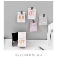 ราคา ปฏิทิน 2020 ขนาดเล็กแบบพกพาตกแต่ง scrapbook Diary Tag Daily Planner Book (7712641827)