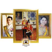 ราคา กรอบรูป ร.10 และ ราชินี 15x21 นิ้ว (20960931339)