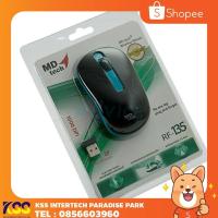 ราคา MD Tech RF-135 Wireless Optical Mouse BlackBlue (7530503635)