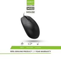 ราคา ROBOT เมาส์มีสาย รุ่น M102/M120 Mouse แม่นยำ และ เคลื่อนไหวได้รวดเร็ว 2.4GHz Optical 1000 DPI (11223653636)