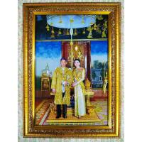 ราคา ร้านภาพมงคล888 กรอบรูป ภาพรัชกาลที่ 10และราชินี ภาพใส่กรอบทองอย่างดี ขนาดภาพไม่รวมกรอบ10×15นิ้ว (8814181720)