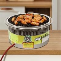 ราคา /แมชชีนทำไส้กรอกย่างสำหรับขายของตามท้องถนน ใช้กับหินภูเขาไฟเชิงพาณิชย์ ทำความร้อนด้วยไฟฟ้า รุ่นใหม่ (40255406218)