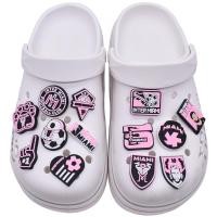 ราคา การ์ตูน Miami Heart Design Design Pins ฟุตบอล Star jibits Charm Messi Jibitz Design Inter Miami Football Club Jibits designks สําหรับผู้หญิงรองเท้าอุปกรณ์เสริมตกแต่ง (27056478324)