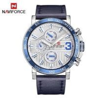 ราคา นาฬิกา นาฬิกา naviforce แท้ รุ่น NF9137 S/BE/BE สีเงินน้ำเงิน สายหนัง รับประกัน 1ปี ของแท้ 100% (1732848010)