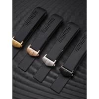 ราคา Side Hole Silicone Rubber Watch Strap Compatible with TAG Heuer Aquaracer Carrera Series Waterproof Wristband20 22mm UVNL (51354054678)