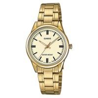 ราคา Casio นาฬิกาข้อมือ สายสแตนเลส รุ่น LTP-V005G-9AUDF-Gold (176393369)