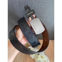 ราคา แท้% เข็มขัดผู้ชาย เส้นใหญ่ Coach 101 Plaque Buckle (27713788705)