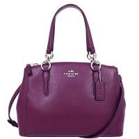 ราคา #จัดส่งฟรี EMS‼️ #ของแท้ % COACH F36704 MINI CHRISTIE CARRYALL IN CROSSGRAIN LEATHER (1149712944)