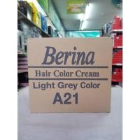 ราคา Berina A21 Light Grey Color เบอริน่า ครีมย้อมผม เอ21 สีเทาอ่อน ยกโหล (23789475496)