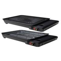 ราคา CLOSE เตาแก๊สพกพาพร้อมกระทะปิ้งย่าง 1 หัวเตา 43x28x11.2 ซม. DZS-011A สีดำ (18968453521)