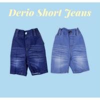 ราคา กางเกงยีนส์ขาสั้น DERIO | กางเกงยีนส์ขาสั้นเด็กผ้ายืด (43955831227)