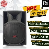 ราคา NPE PP 2215 ตู้ลำโพงพลาสติก 15 นิ้ว 2 ทาง กำลังขับ 500 วัตต์ 8 Ohm PP-2215 PP2215 PA SOUND CENTER พีเอ ซาวด์ เซนเตอร์ (21550529215)
