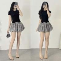 ราคา < QTC > เดรสบอดี้คอนคอกลมอะไหล่แขนกุดและลายสก๊อตคอกลมเดรสลายสก็อตแขนกุด อาร์ซี33 (27563662158)