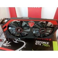 ราคา MSI GEFORCE GTX 750Ti OC 2GB (4734197626)